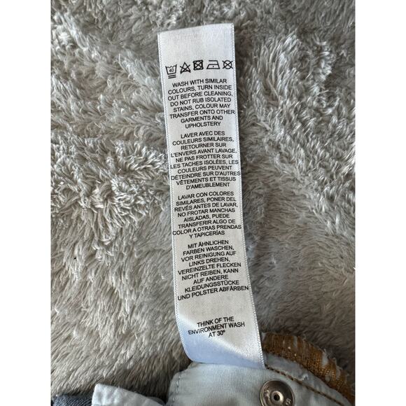 EUC Asos High Rise Mom Jeans Women’s Blue Remo Jeans Denim Size US 0 UK 24/32 - Picture 5 of 6